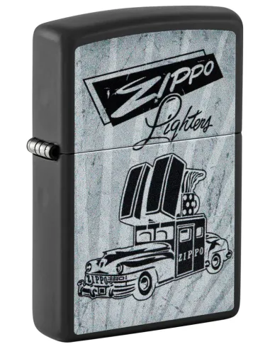 Зажигалка Zippo 48572 - Car Design - Black Matte