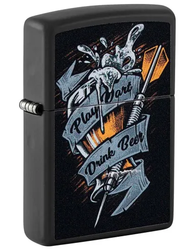 Зажигалка Zippo 48679 - Darts - Black Matte