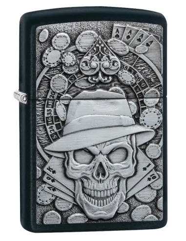 Зажигалка Zippo 49183 - Gambling Skull