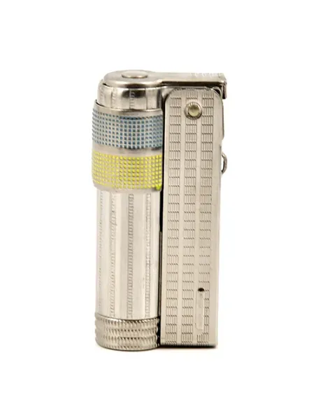 Зажигалка бензиновая IMCO - Super Triplex Oil chrome/yellow/blue Арт.1800083 (11420)