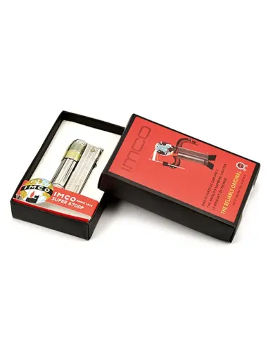 Зажигалка бензиновая IMCO - Super Triplex Oil chrome/yellow/green Арт.1800084 (11414)