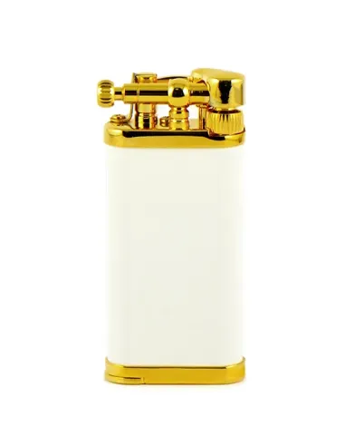 Зажигалка трубочная Im Corona 64-5110 Old Boy White Goldplated