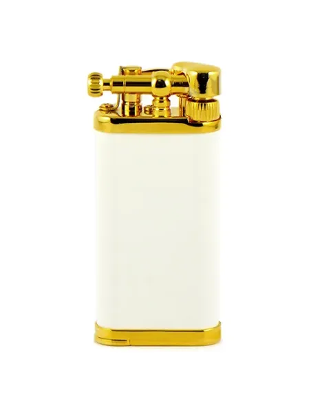Зажигалка трубочная Im Corona 64-5110 Old Boy White Goldplated