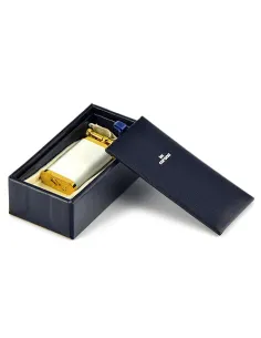 Зажигалка трубочная Im Corona 64-5110 Old Boy White Goldplated 2