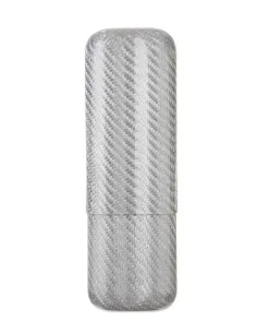 Чехол Lubinski на 2 сигары, серый карбон