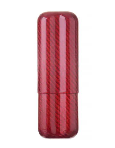 Чехол Lubinski на 2 сигары, красный карбон