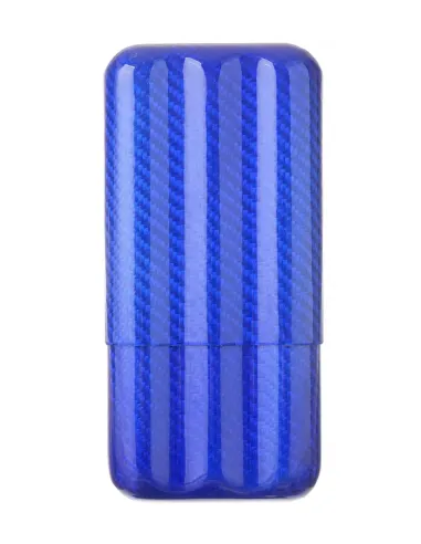 Чехол Lubinski на 3 сигары, синий карбон