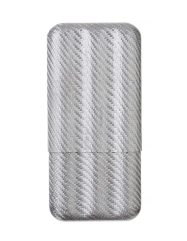 Чехол Lubinski на 3 сигары, серый карбон