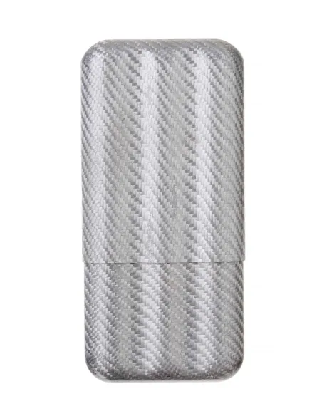 Чехол Lubinski на 3 сигары, серый карбон