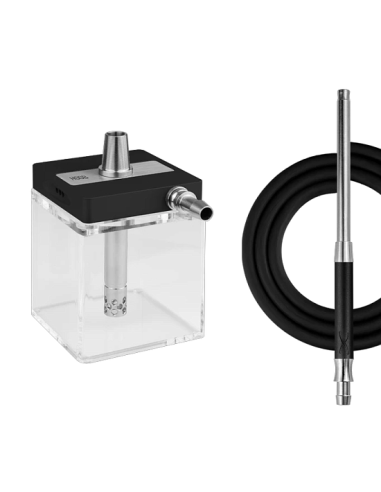 HOOB - SUBATOM BLACK / ФУРНИТУРА СТАЛЬ (КОРПУС, КОЛБА, ШЛАНГ, МУНДШТУК)