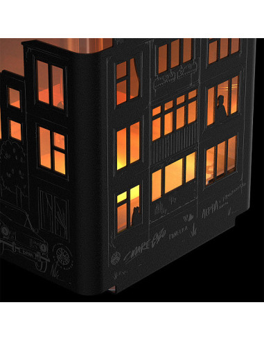 ALPHA HOOKAH - SMART EXZO PANELKA (ШАХТА,КОЛБА,БЛЮДЦЕ,ШЛАНГ,МУНДШТУК,УПЛОТНИТЕЛИ,ПОДСВЕТКА)