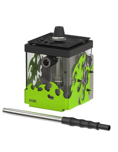 ALPHA HOOKAH - SMART EXZO TRIBAL LIME (ШАХТА,КОЛБА,БЛЮДЦЕ,ШЛАНГ,МУНДШТУК,УПЛОТНИТЕЛИ,ПОДСВЕТКА)