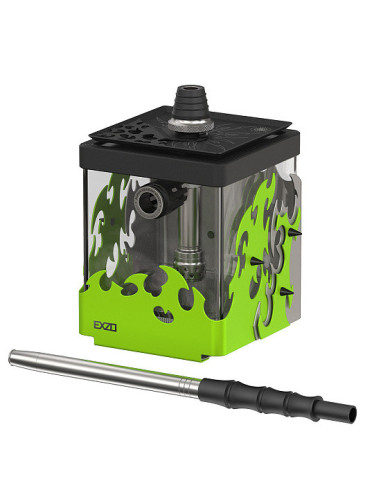 ALPHA HOOKAH - SMART EXZO TRIBAL LIME (ШАХТА,КОЛБА,БЛЮДЦЕ,ШЛАНГ,МУНДШТУК,УПЛОТНИТЕЛИ,ПОДСВЕТКА)