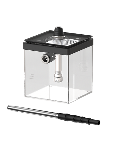 ALPHA HOOKAH - SMART+ (PLUS) BOX (КОМПЛЕКТ: ШАХТА, КОЛБА, БЛЮДЦЕ, ШЛАНГ, МУНДШТУК, УПЛОТНИТЕЛИ)