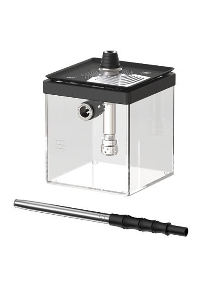 ALPHA HOOKAH - SMART+ (PLUS) BOX (КОМПЛЕКТ: ШАХТА, КОЛБА, БЛЮДЦЕ, ШЛАНГ, МУНДШТУК, УПЛОТНИТЕЛИ)