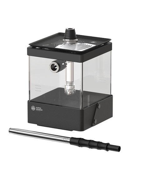 ALPHA HOOKAH - SMART+ (PLUS) EXZO (ШАХТА, КОЛБА, БЛЮДЦЕ, ШЛАНГ, МУНДШТУК, УПЛОТНИТЕЛИ, ПОДСВЕТКА)