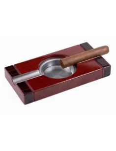 Пепельница Aficionado на 2 сигары Cherry Wood